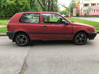 1991 Volkswagen Golf III, красный, 80000 рублей, вид 4