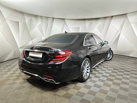 2017 Mercedes-Benz S-Класс AMG 63 AMG Long III (W222, C217) Рестайлинг, чёрный, 7048880 рублей, вид 2