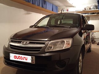 2012 Lada (ВАЗ) Granta I, чёрный, 380000 рублей, вид 2