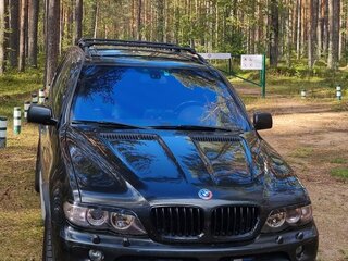 2004 BMW X5 3.0d I (E53) Рестайлинг, чёрный, 1200000 рублей, вид 3