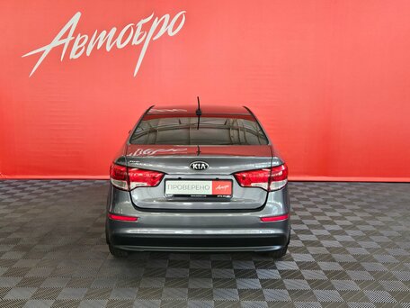 2017 Kia Rio III Рестайлинг, серый, 1130000 рублей, вид 4