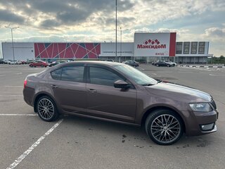 2014 Skoda Octavia III (A7), коричневый, 1325000 рублей, вид 3