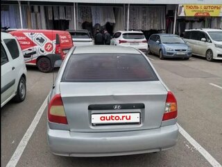 2007 Hyundai Accent ТагАЗ II, серый, 215000 рублей, вид 4