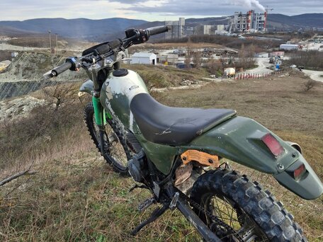 1995 Kawasaki KLX 250, зелёный, 118000 рублей, вид 5