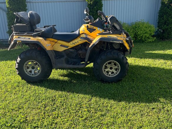 2008 BRP Can-Am Outlander 650, жёлтый, 590000 рублей - вид 6