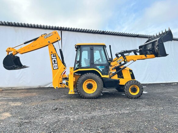 2024 JCB 3DX, жёлтый - вид 2