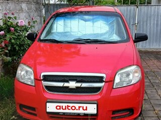 2010 Chevrolet Aveo I Рестайлинг, красный, 750000 рублей, вид 1