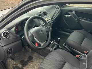 2014 Lada (ВАЗ) Kalina II, серебристый, 350000 рублей, вид 4