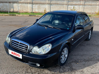 2006 Hyundai Sonata ТагАЗ IV (EF) Рестайлинг, чёрный, 400000 рублей, вид 1