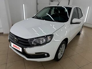 2019 Lada (ВАЗ) Granta I Рестайлинг, белый, 677000 рублей, вид 2