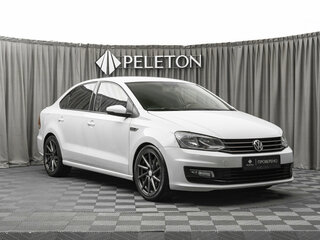 2018 Volkswagen Polo V Рестайлинг, белый, 1240000 рублей, вид 2