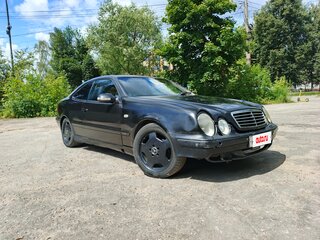 2001 Mercedes-Benz CLK-Класс 200 I (W208) Рестайлинг, чёрный, 400000 рублей, вид 4