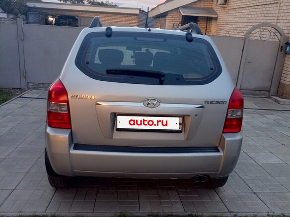 2007 Hyundai Tucson I, серебристый, 655000 рублей - вид 3