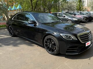 2018 Mercedes-Benz S-Класс 350 d Long VI (W222, C217) Рестайлинг, чёрный, 3200000 рублей, вид 2
