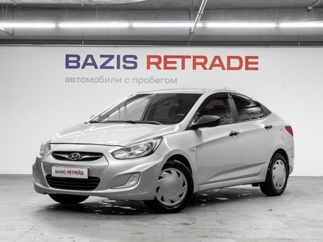 2013 Hyundai Solaris I, серый, 689000 рублей, вид 1