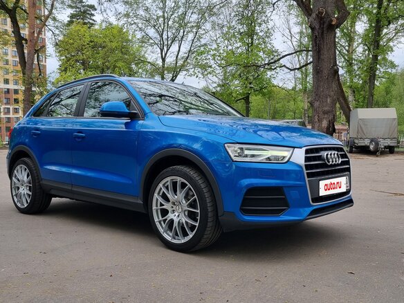 2015 Audi Q3 I (8U) Рестайлинг, голубой, 1900000 рублей - вид 7