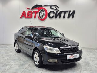 2010 Skoda Octavia II (A5) Рестайлинг, чёрный, 499000 рублей, вид 1