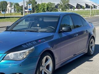 2008 BMW 5 серии 530d V (E60/E61) Рестайлинг, синий, 2000000 рублей, вид 2