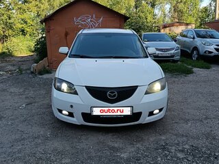 2008 Mazda 3 I (BK) Рестайлинг, белый, 410000 рублей, вид 1