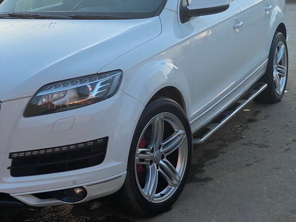 2013 Audi Q7 I (4L) Рестайлинг, белый, 2500000 рублей