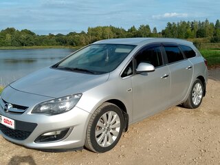2013 Opel Astra J Рестайлинг, серебристый, 850000 рублей, вид 1