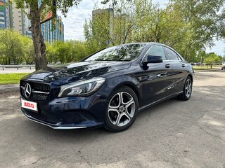2017 Mercedes-Benz CLA 200 I (C117, X117) Рестайлинг, синий, 1420000 рублей, вид 1