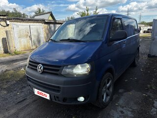 2010 Volkswagen Transporter T5 Рестайлинг, синий, 750000 рублей, вид 2