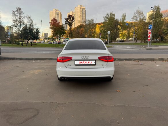 2014 Audi A4 IV (B8) Рестайлинг, белый, 1200000 рублей - вид 6