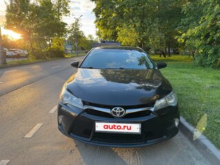 2016 Toyota Camry US Market VII (XV50) Рестайлинг, чёрный, 1650000 рублей, вид 3