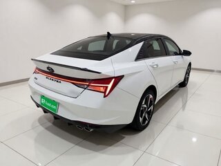 2022 Hyundai Elantra VII (CN7), белый, 1860000 рублей, вид 4
