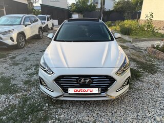 2018 Hyundai Sonata VII (LF) Рестайлинг, белый, 2200000 рублей, вид 2