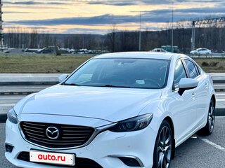 2015 Mazda 6 III (GJ) Рестайлинг, белый, 1950000 рублей, вид 2