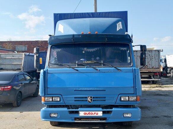 2010 КамАЗ 4308, голубой, 1350000 рублей