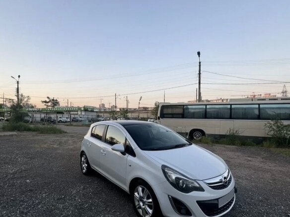 2012 Opel Corsa D Рестайлинг II, белый, 500000 рублей