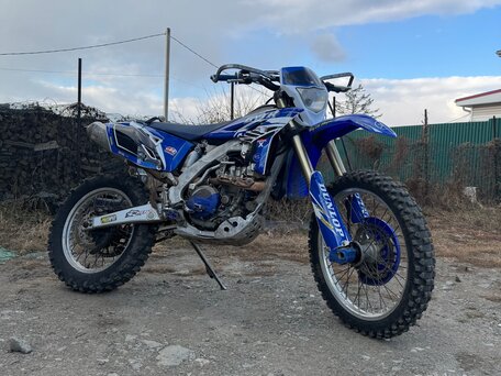 2014 Yamaha WR450F, синий, 480000 рублей, вид 1
