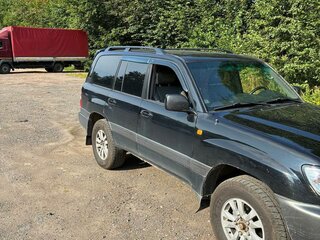 2004 Toyota Land Cruiser 100 Series Рестайлинг 1, чёрный, 1750000 рублей, вид 5