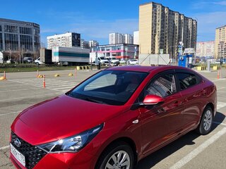 2020 Hyundai Solaris II Рестайлинг, красный, 2180000 рублей, вид 2