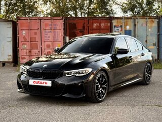 2019 BMW 3 серии 330i VII (G2x), чёрный, 3550000 рублей, вид 3