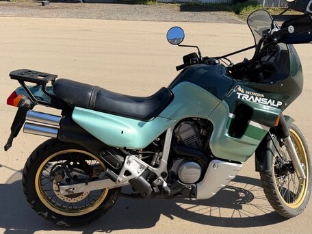 1997 Honda Transalp 400, зелёный, 299000 рублей, вид 3