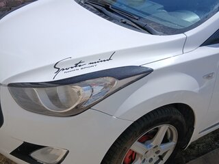 2013 Hyundai Elantra V (MD), белый, 1550000 рублей, вид 5