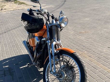 1998 Honda Steed 400, оранжевый, 500000 рублей, вид 3