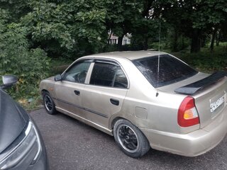 2005 Hyundai Accent ТагАЗ II, бежевый, 158000 рублей, вид 2