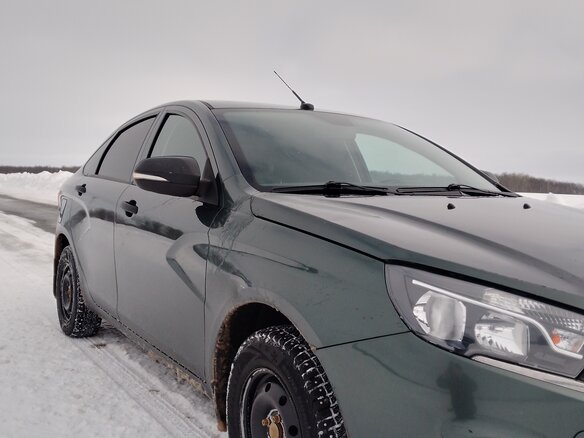 2017 Lada (ВАЗ) Vesta I, зелёный, 680000 рублей - вид 1