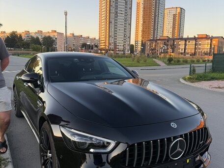 2020 Mercedes-Benz AMG GT 4-Door Coupe 43 I, чёрный, 7290000 рублей, вид 3