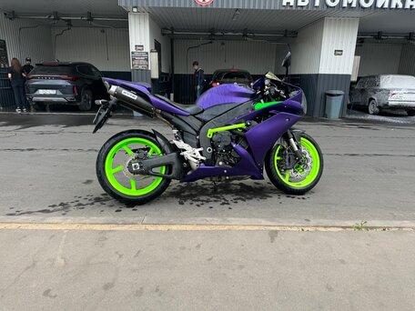 2007 Yamaha YZF-R1, фиолетовый, 670000 рублей, вид 2