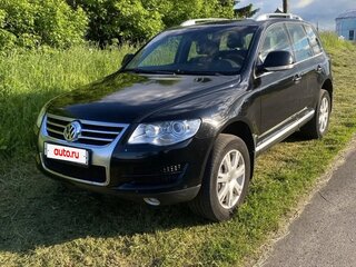 2008 Volkswagen Touareg I Рестайлинг, чёрный, 1200000 рублей, вид 1