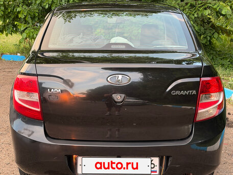2015 Lada (ВАЗ) Granta I, чёрный, 330000 рублей, вид 3
