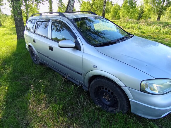 2001 Opel Astra G, серый, 280000 рублей - вид 1