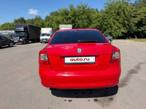 2012 Skoda Octavia II (A5) Рестайлинг, красный - вид 4