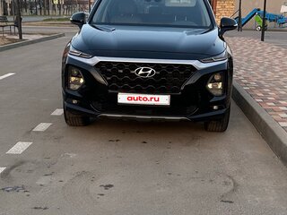 2019 Hyundai Santa Fe IV, чёрный, 2800000 рублей, вид 3
